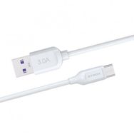Syrox C108 1 mt 3.0A 18W Beyaz Micro USB Hızlı Şarj ve Data Kablosu