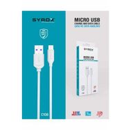 Syrox C108 Micro USB Girişli 18W 3.0A Hızlı Şarj ve Data Kablosu