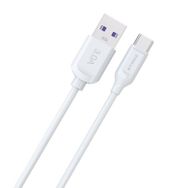 Syrox C109 1 mt 3.0A 18W Beyaz Type-C Hızlı Şarj ve Data Kablosu