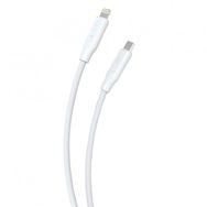 Syrox C115 Type-C to Lightning 2 mt 3.0A PD 20W Beyaz Data Şarj Kablosu