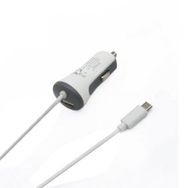 Syrox C26 Araç Şarj Aleti 3.4A Sabit Micro USB Kablo ve Beyaz USB Port