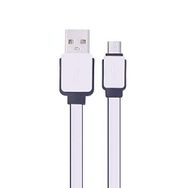 Syrox C63 Yassı 2.0A 1.2 mt Beyaz Micro USB Şarj ve USB Data Kablosu