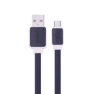 Syrox C63 Yassı 2.0a 1.2 mt Siyah Micro Usb Şarj ve Usb Data Kablosu