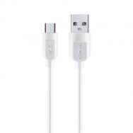 Syrox C70 2.0a 1.1 mt Beyaz Micro USB 2.0A Hızlı Şarj ve Data Kablosu