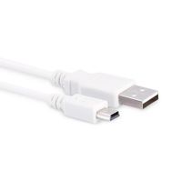 Syrox C84 1a 1 mt Beyaz 5pin Mini Usb V3 Mp3 Data Şarj Kablosu