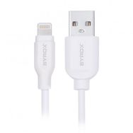 Syrox C85 2.0A 1 mt Beyaz Lightning USB Şarj ve Data Kablosu