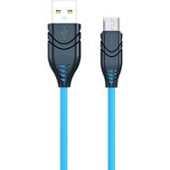 Syrox C98 Mavi 2.1A 1.1 m Micro USB Flex Silikon Data Şarj Kablosu
