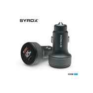 Syrox SC30B Araç Çakmaklık Şarj Aleti PD30W, 3.1Amper LCD Ekran