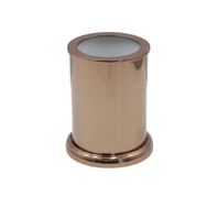 System BA2000 007 RS 101x83x83 mm Tezgah Üstü Rose Diş Fırçalık
