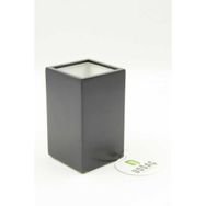 System BA20005 001007 CR-AL6 Siyah Krom Tezgah Üstü Diş Fırçalık
