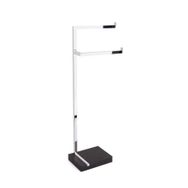 System BA4008 051 CR Hareketli Krom Siyah WC Set