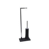 System BA4015048R2-CR Siyah Krom Hareketli WC Seti