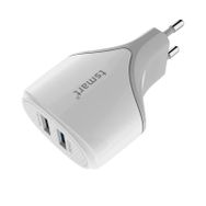 T-smart TS-E28 2USB Android Şarj Kablolu Seyahat Şarj Seti