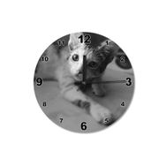 Tablomega Kedi Oyunu Ahşap Duvar Saati Duvar Saati
