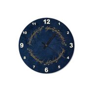 Tablomega SAAT-1157-30 Lacivert Zeminde Yüzüklerin Efendisi Sembolü Özel Tasarım 30 cm Çap Duvar Saati