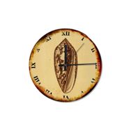 Tablomega SAAT-498-30 Yosunlu Deniz Kabuğu Sessiz 30 cm Çap Duvar Saati