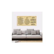 Tablosan B-32-014 Üçlü Dua Ayetel Kürsi Bereket Ve Nazar Ayeti 20x40 cm Kanvas Tablo