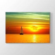 Tabloshop Akşam Güneşi 75x50 cm Tablo