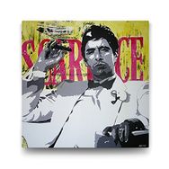 Tabloshop Al Pacino Scarface Vintage 60x60 cm Tablo