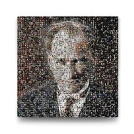 Tabloshop Atatürk Mozaik 70x70 cm Tablo