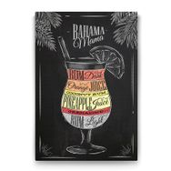 Tabloshop Bahama Mama Kokteyl Tarifi 60x90 cm Tablo