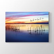 Tabloshop Balık Ağları 100x70 cm Tablo