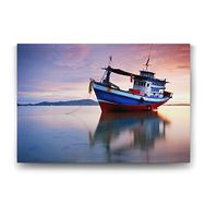 Tabloshop Balıkçı Gemisi 90x60 cm Tablo