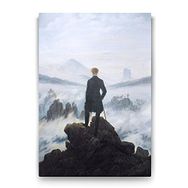 Tabloshop Caspar David Friedrich Bulutların Üzerinde Yolculuk 60x90 cm Tablo
