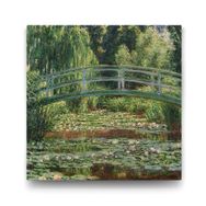 Tabloshop Claude Monet Japanese Footbridge 50x50 cm Tablo
