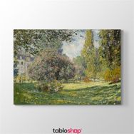 Tabloshop Claude Monet The Parc Monceau 90x60 cm Kanvas Tablo
