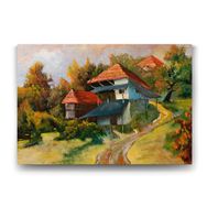 Tabloshop Çoban Ressam Manzara 75x50 cm Tablosu