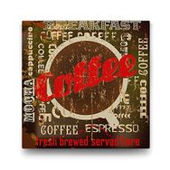 Tabloshop Coffee Espresso 90x90 cm Tablo