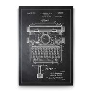 Tabloshop Daktilo Patenti 40x60 cm Tablo