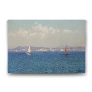 Tabloshop Fausto Zonaro Fransız Rivierası 60x40 cm Tablo