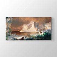 Tabloshop Frederic Edwin Church The Icebergs 160x80 cm Tablo