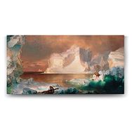 Tabloshop Frederic Edwin Church The Icebergs 60x30 cm Tablo