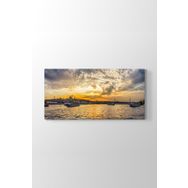 Tabloshop İstanbul Köprüsü Manzara 60x30 cm Tablo