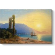 Tabloshop İvan Ayvazovski Deniz 45x30 cm Tablo