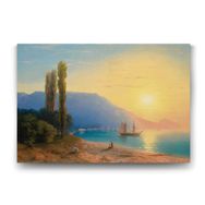 Tabloshop İvan Ayvazovski Deniz 60x40 cm Tablo