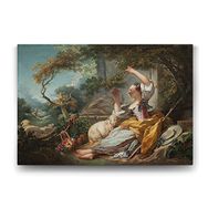 Tabloshop Jean Honore Fragonard The Shepherdess 75x50 cm Tablo