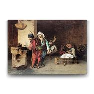 Tabloshop Kahire de Kahvehane 75x50 cm Tablo