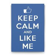 Tabloshop Keep Calm And Like Me 60x90 cm Tablo