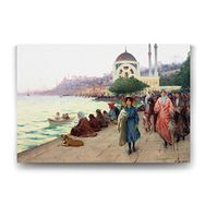 Tabloshop Ortaköy Sahili 60x40 cm Tablo