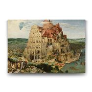Tabloshop Pieter Brueghel Babil Kulesi 75x50 cm Tablo