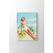Tabloshop Pin Up Girl Kumsal 40x60 cm Tablo