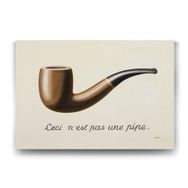 Tabloshop Rene Magritte Pipo 45x30 cm Tablo