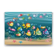 Tabloshop Renkli Balıklar 60x40 cm Tablo