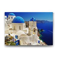 Tabloshop Santorini Yunanistan 90x60 cm Tablo