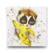 Tabloshop Sevimli Lemur 50x50 cm Tablo