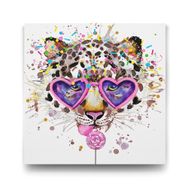 Tabloshop Sevimli Leopar 50x50 cm Tablo